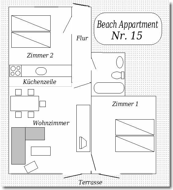 Grundriss Ferienwohnung